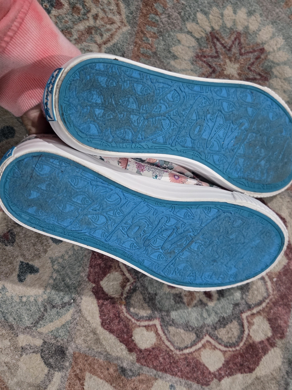 Blowfish Malibu Women's 8 Malibu Marley Floral Canvas Slip On Sneakers - Picture 5 of 5